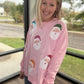 Pink Santa Sweatshirt