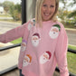 Pink Santa Sweatshirt