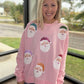 Pink Santa Sweatshirt