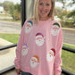 Pink Santa Sweatshirt