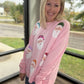 Pink Santa Sweatshirt