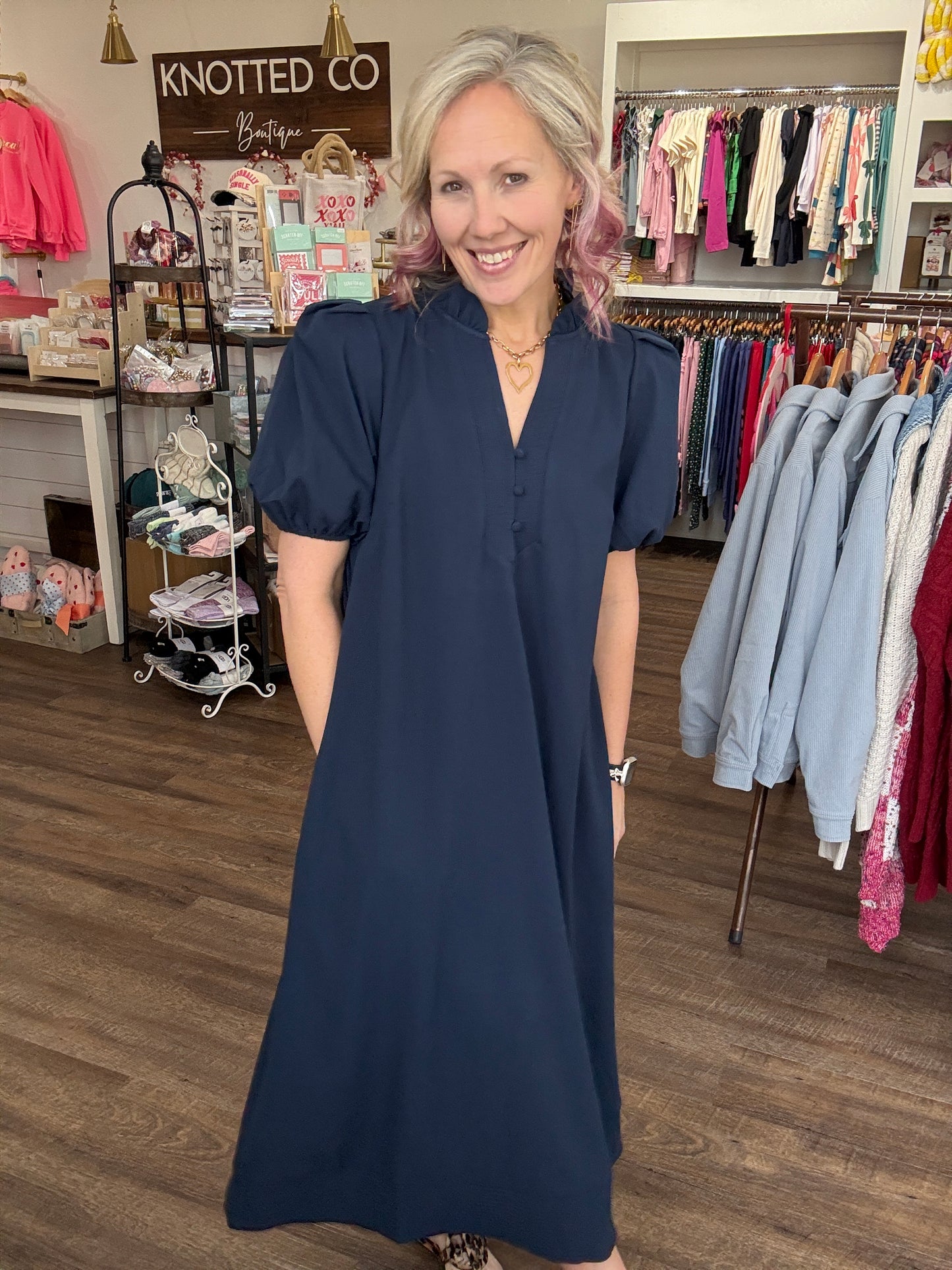 Navy After Ever Dress