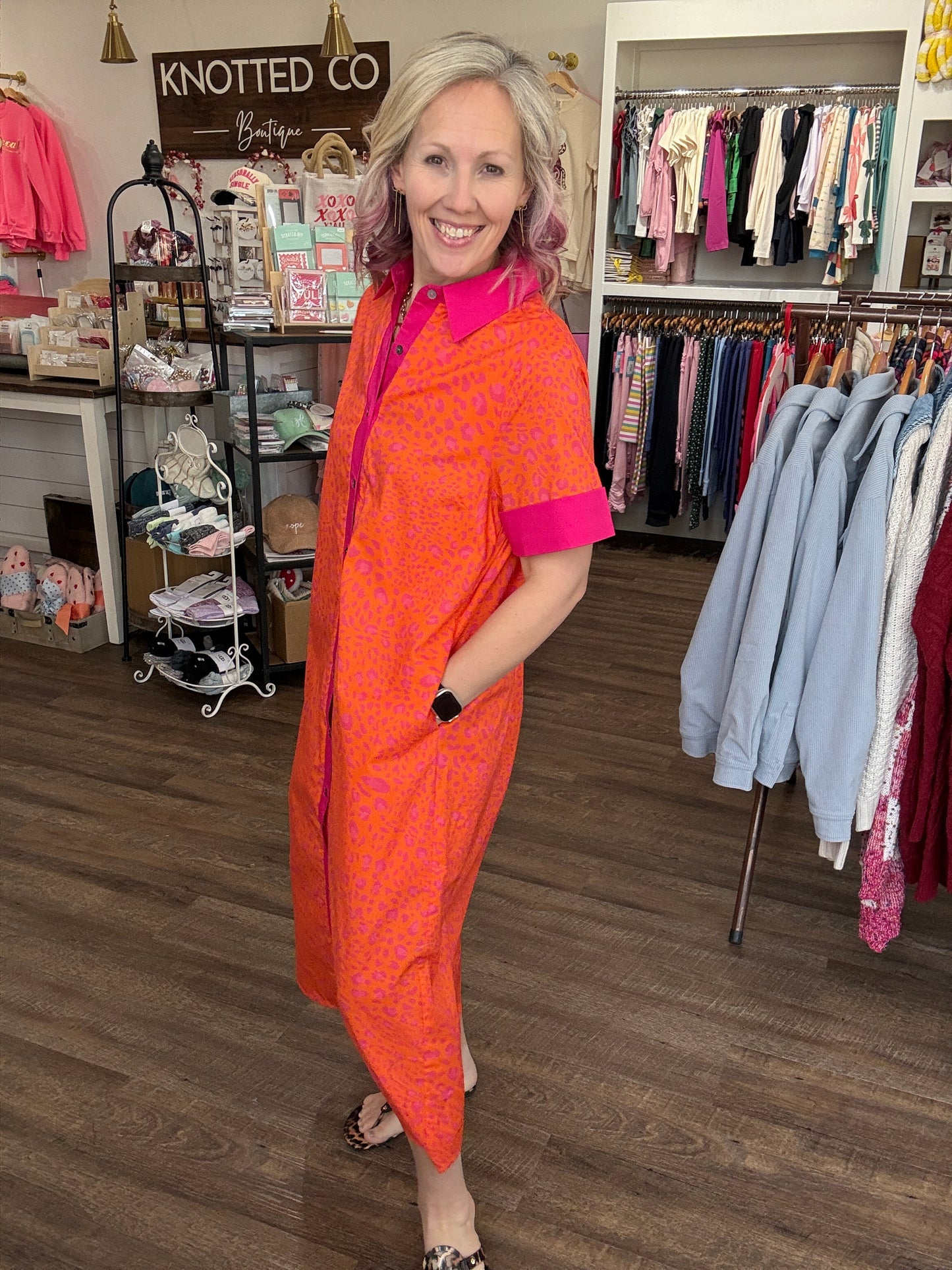 Sunset Safari Midi Dress
