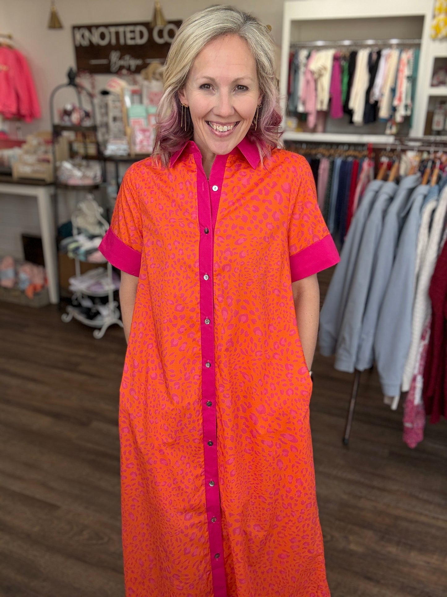 Sunset Safari Midi Dress