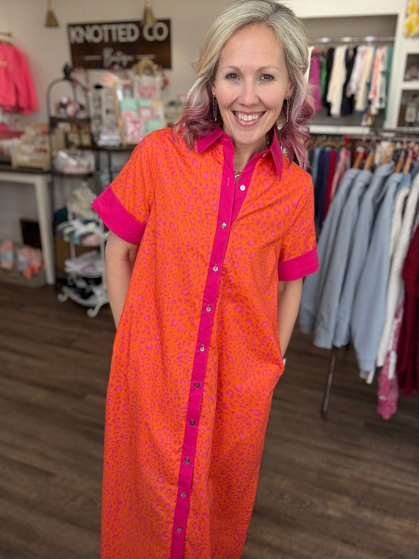 Sunset Safari Midi Dress