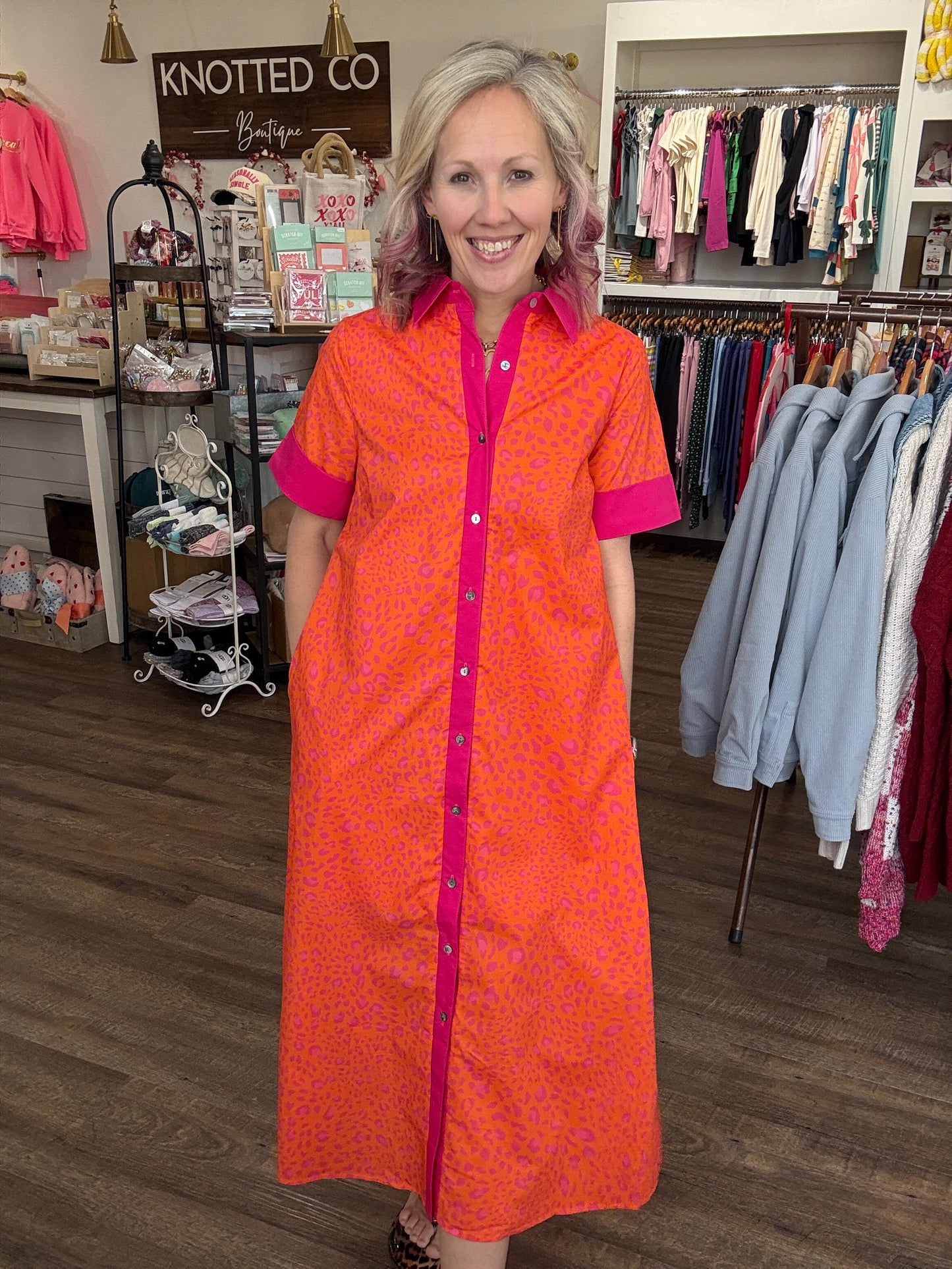Sunset Safari Midi Dress