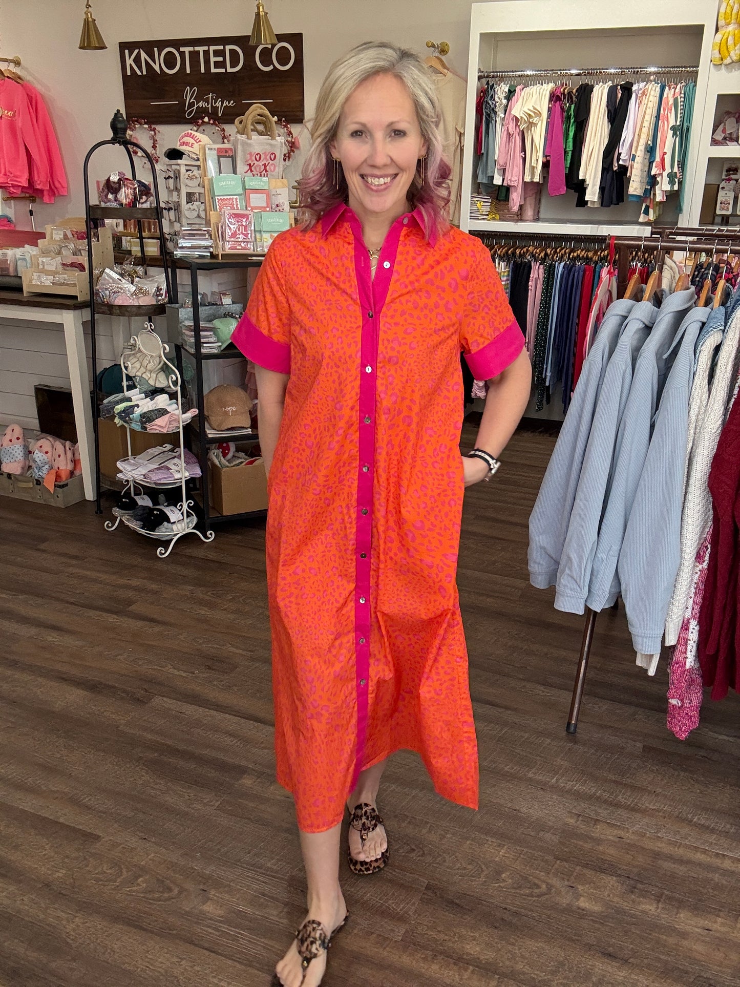 Sunset Safari Midi Dress