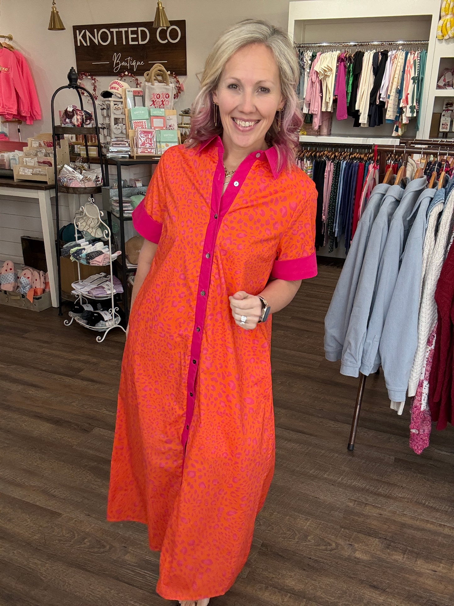 Sunset Safari Midi Dress