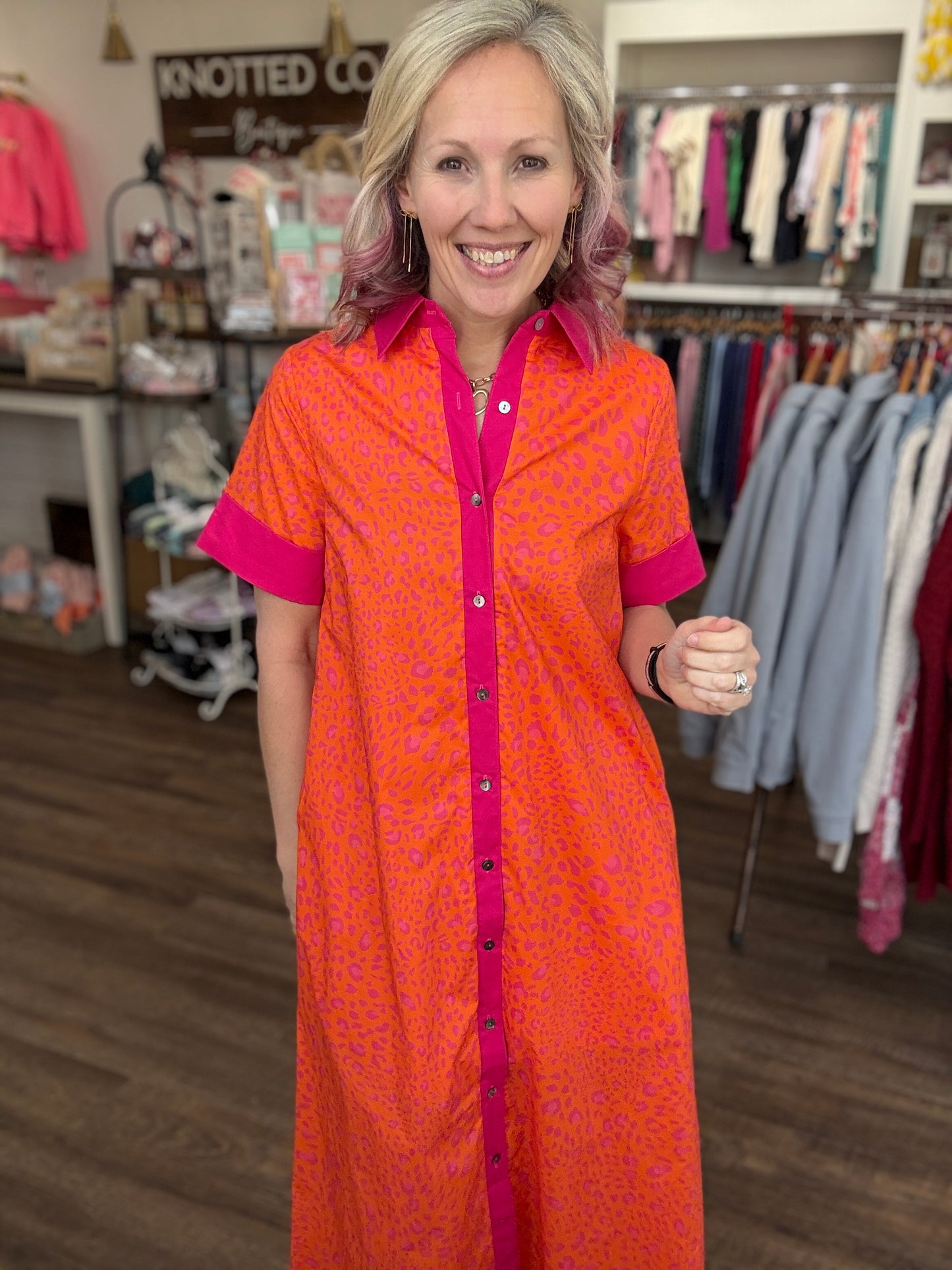 Sunset Safari Midi Dress