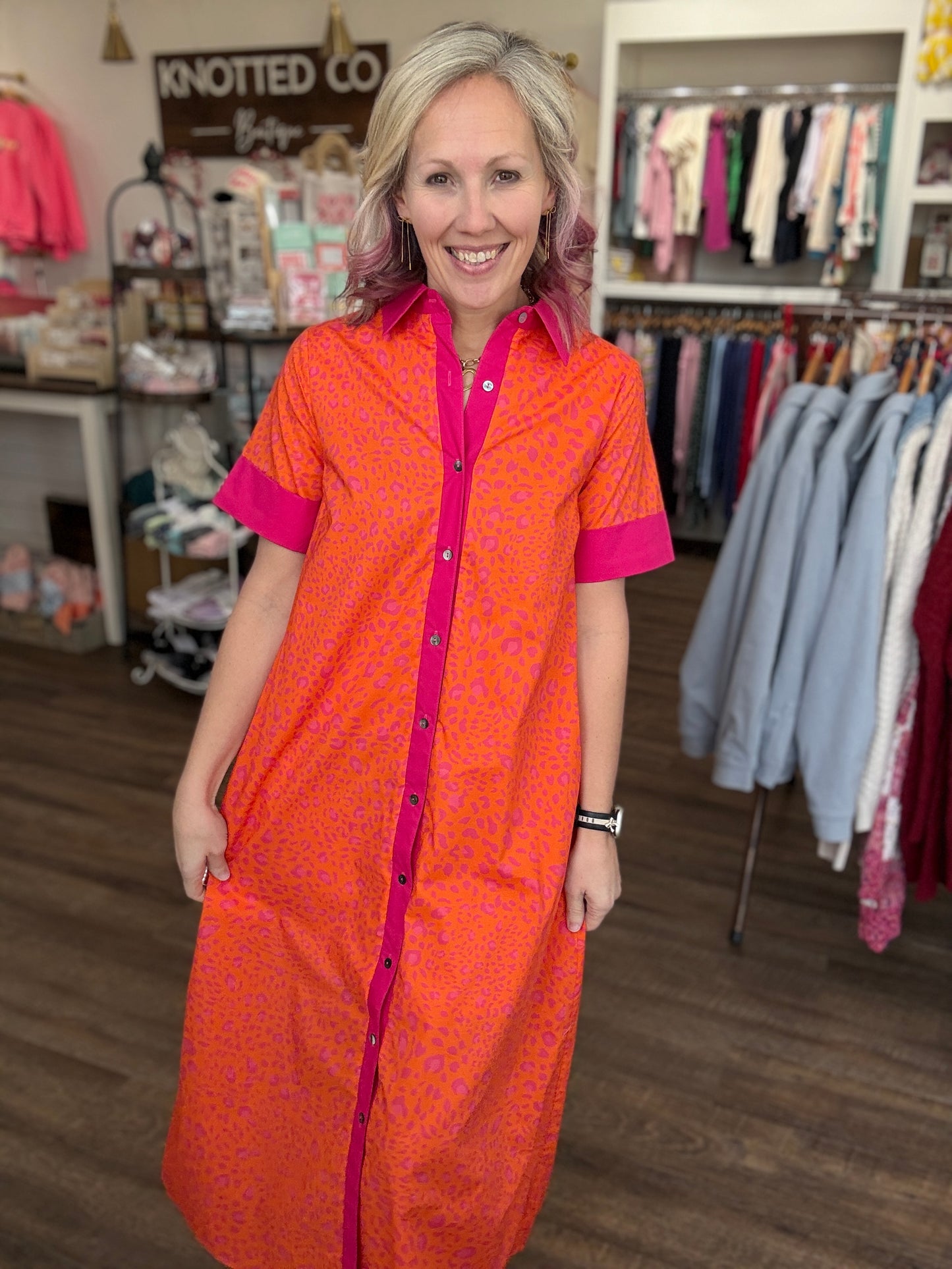Sunset Safari Midi Dress