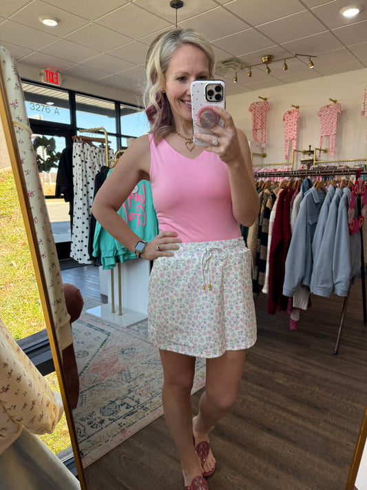 Spirit Of Spring Floral Skort