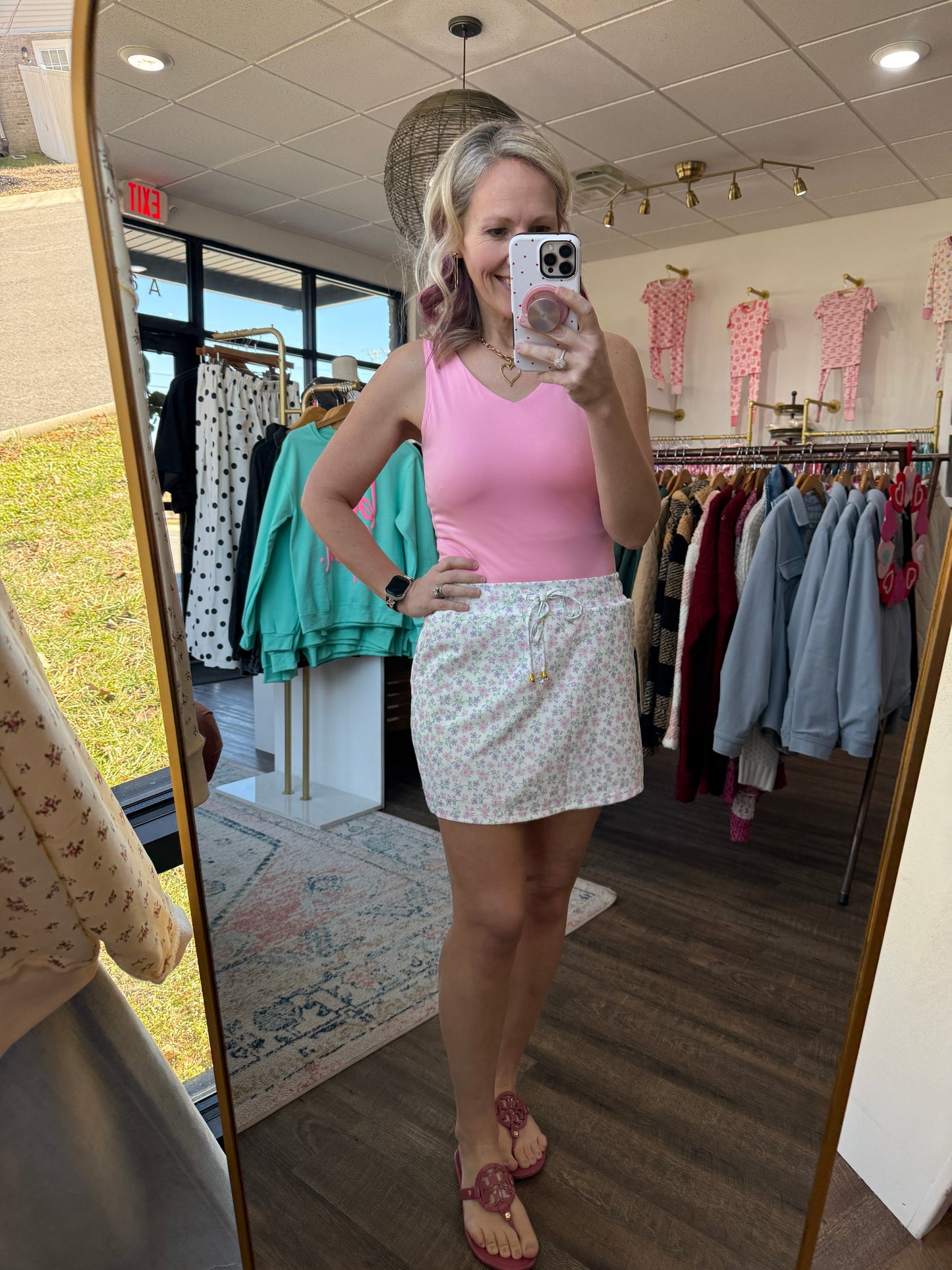 Spirit Of Spring Floral Skort