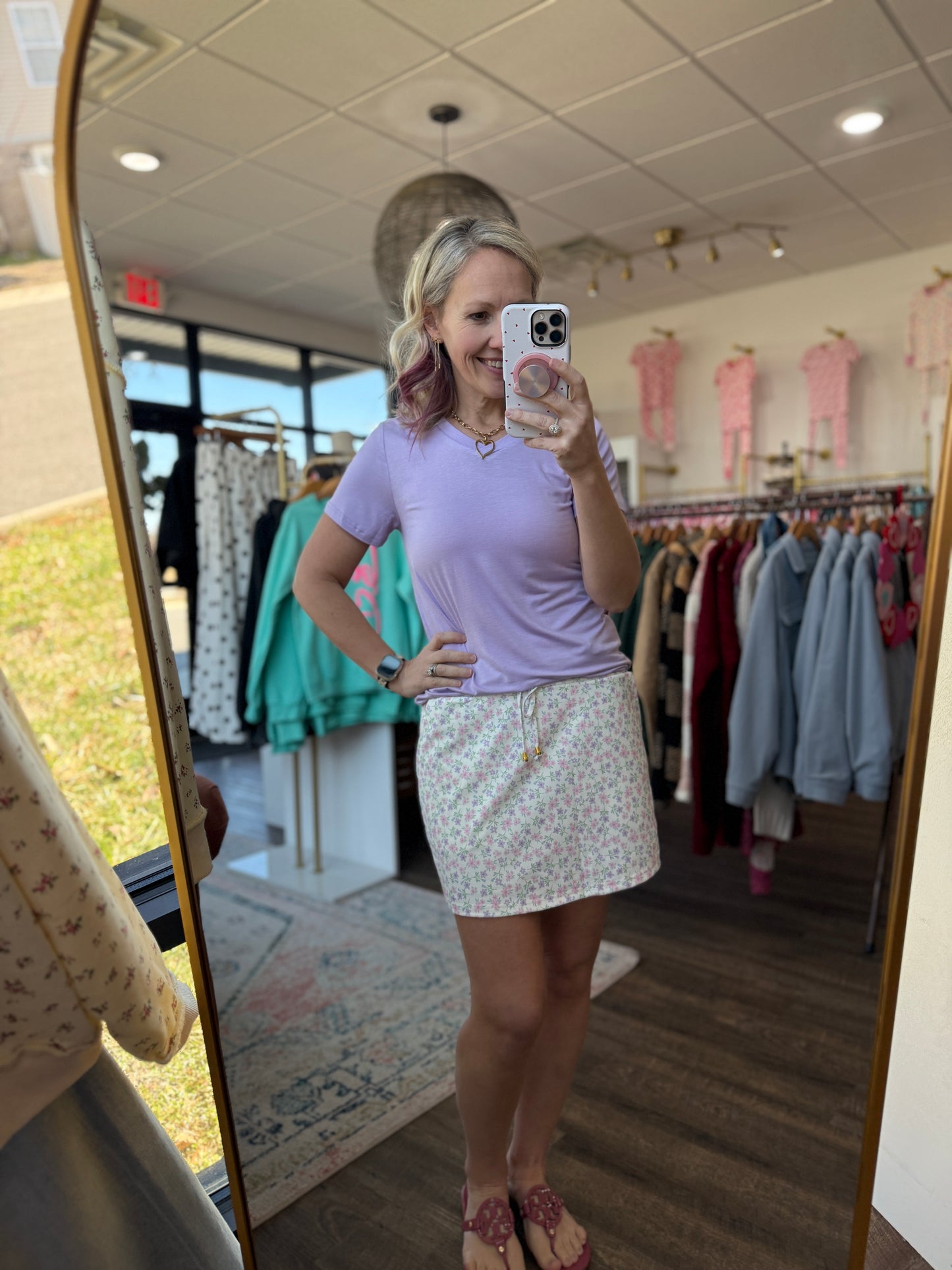 Spirit Of Spring Floral Skort