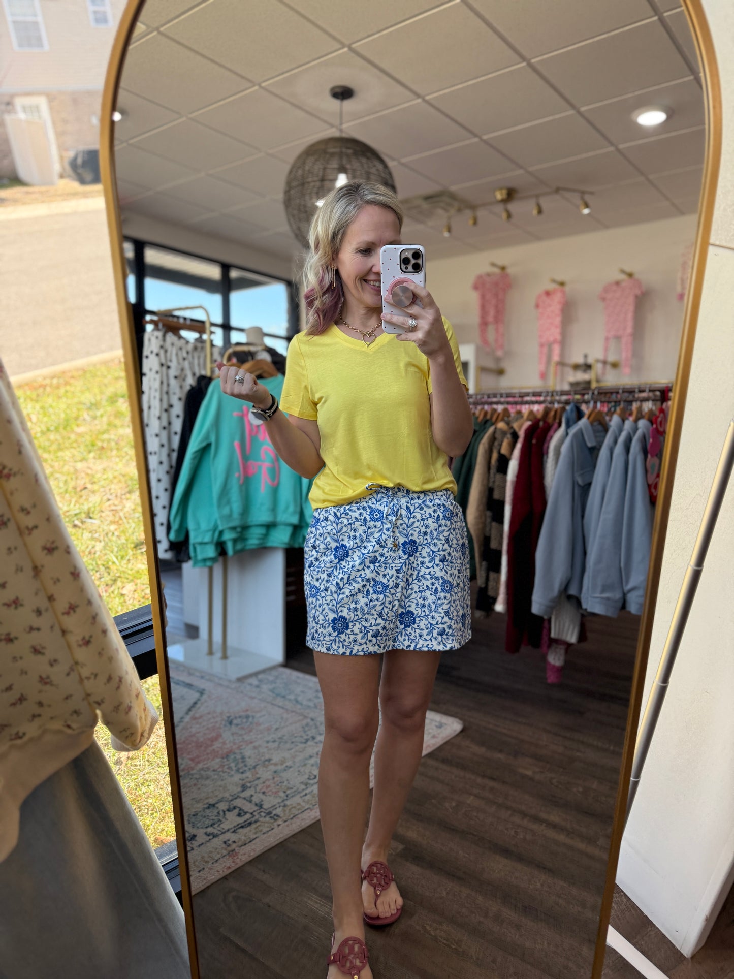 Enchanted Garden Skort Blue