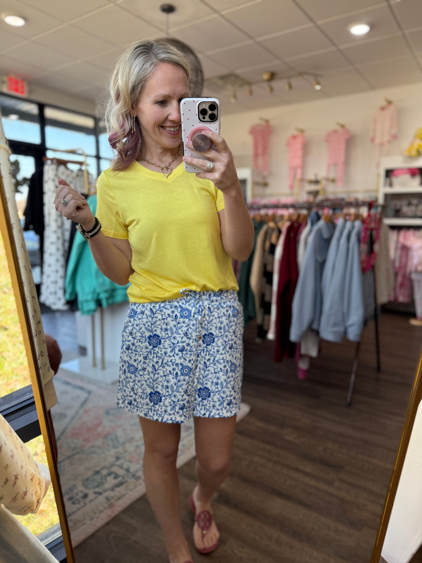 Enchanted Garden Skort Blue