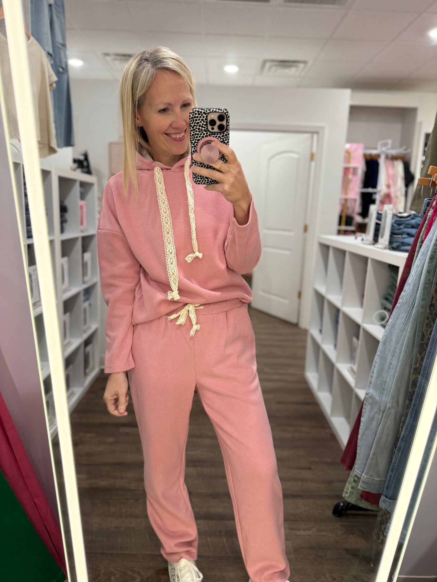 Frosted Rose Cord Set