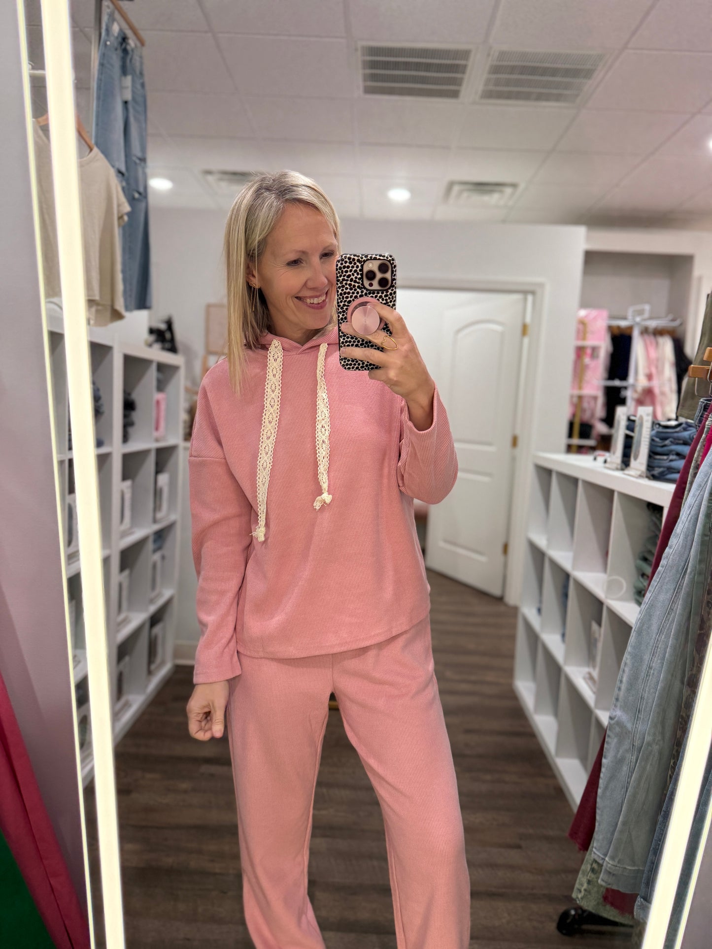 Frosted Rose Cord Set