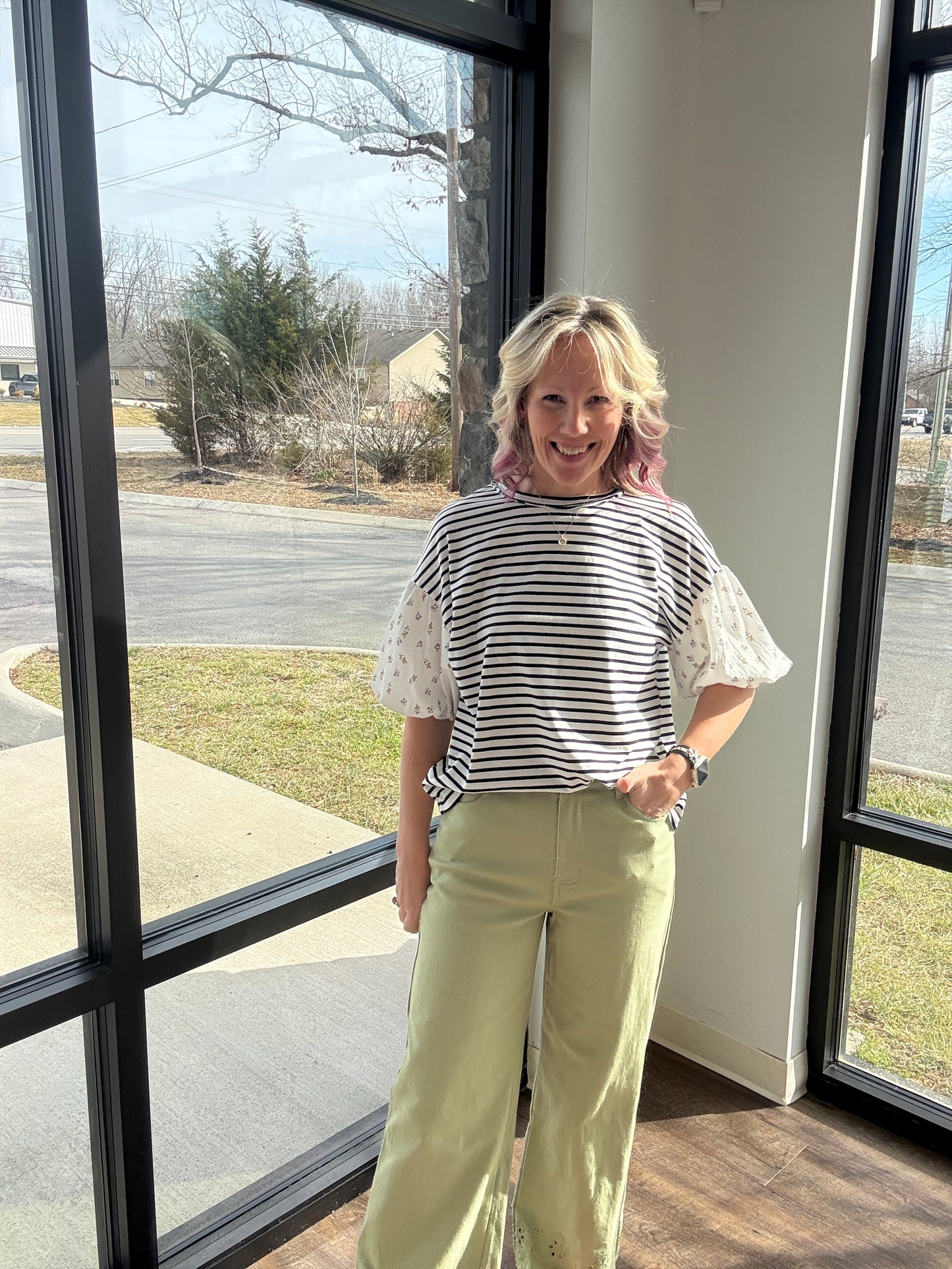 Spring Patchwork Top