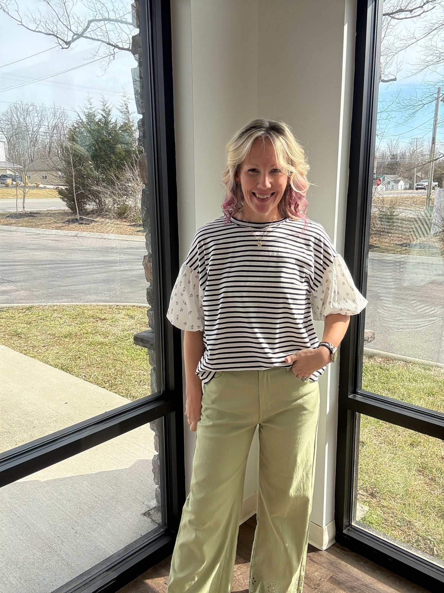 Spring Patchwork Top