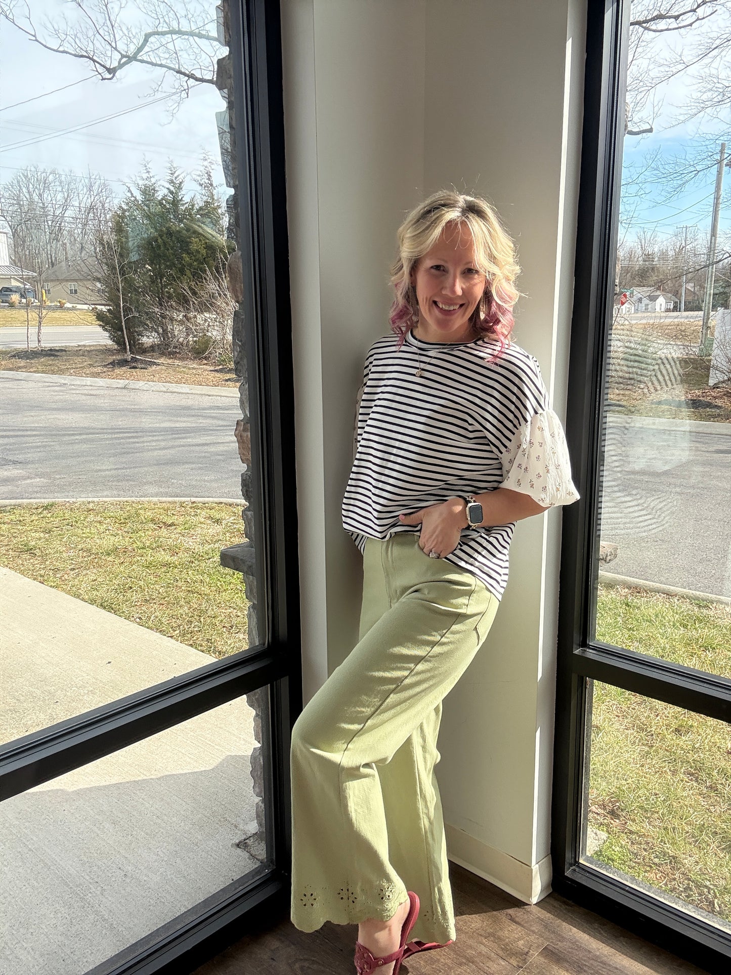 Spring Patchwork Top