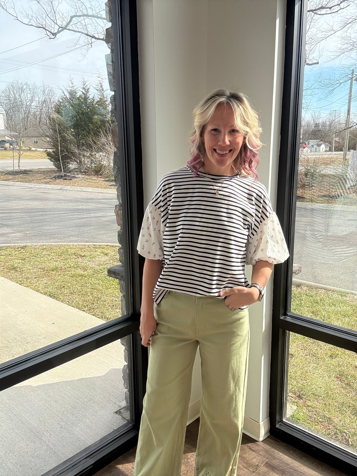 Spring Patchwork Top