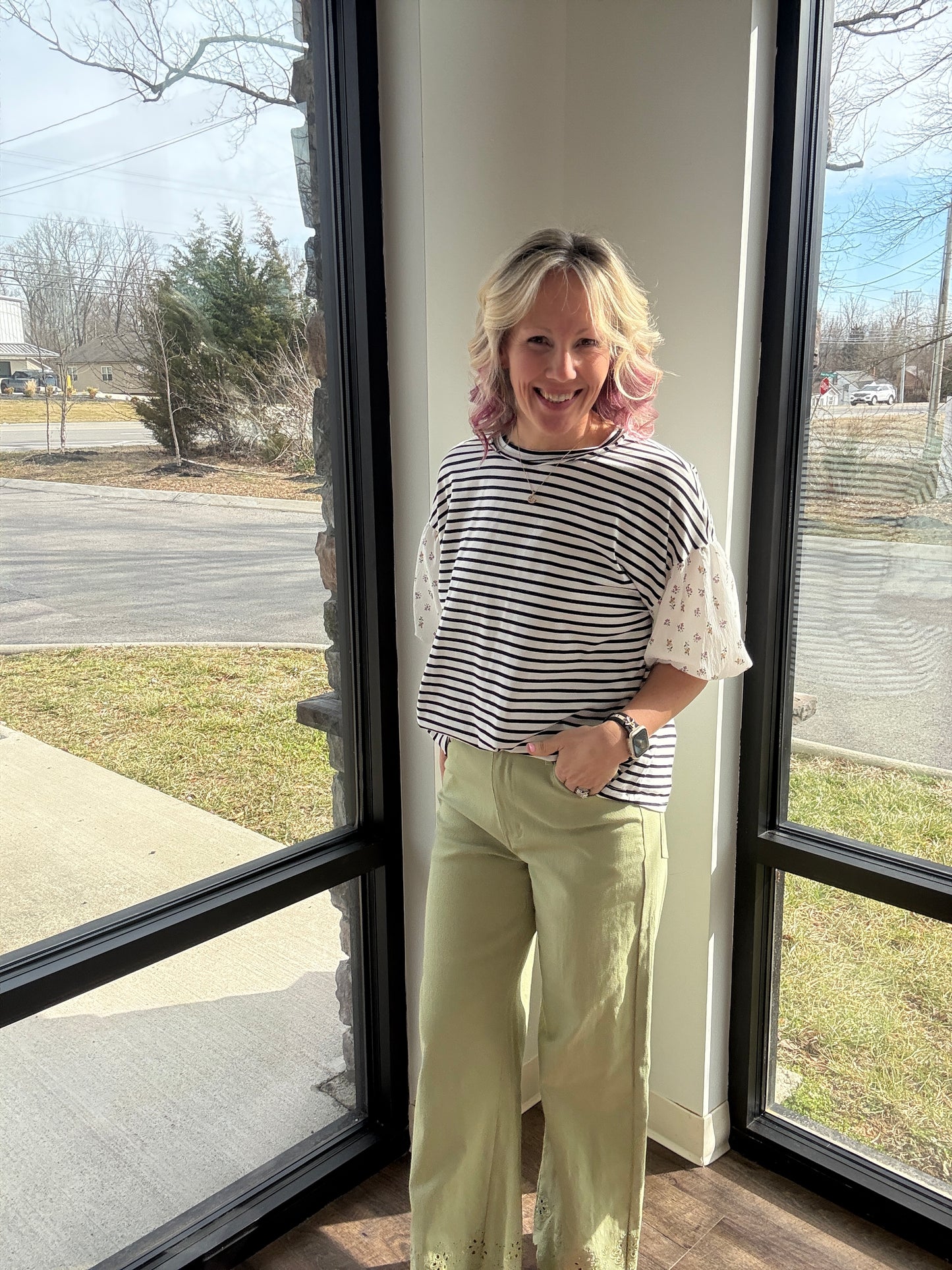 Spring Patchwork Top