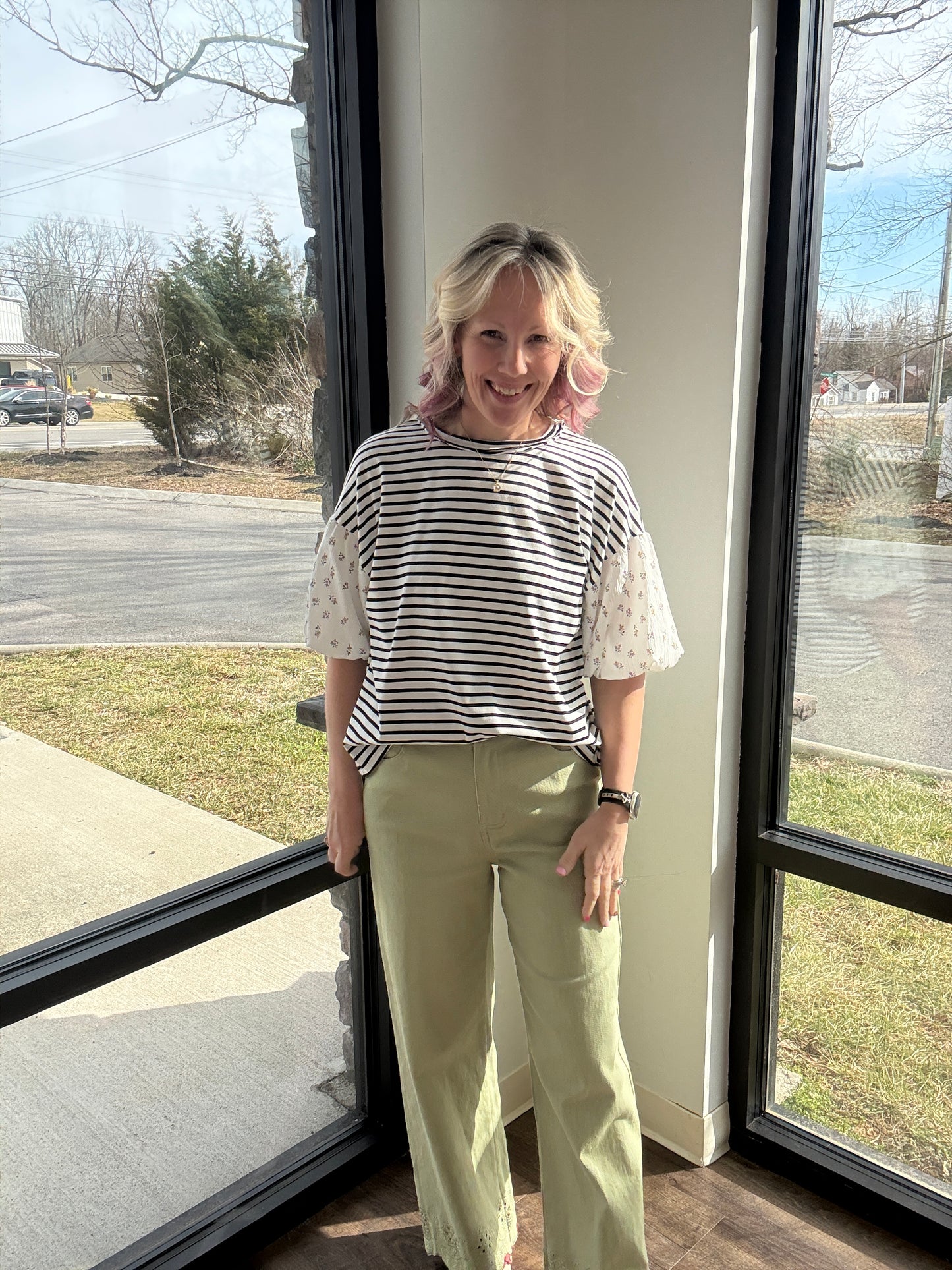 Spring Patchwork Top