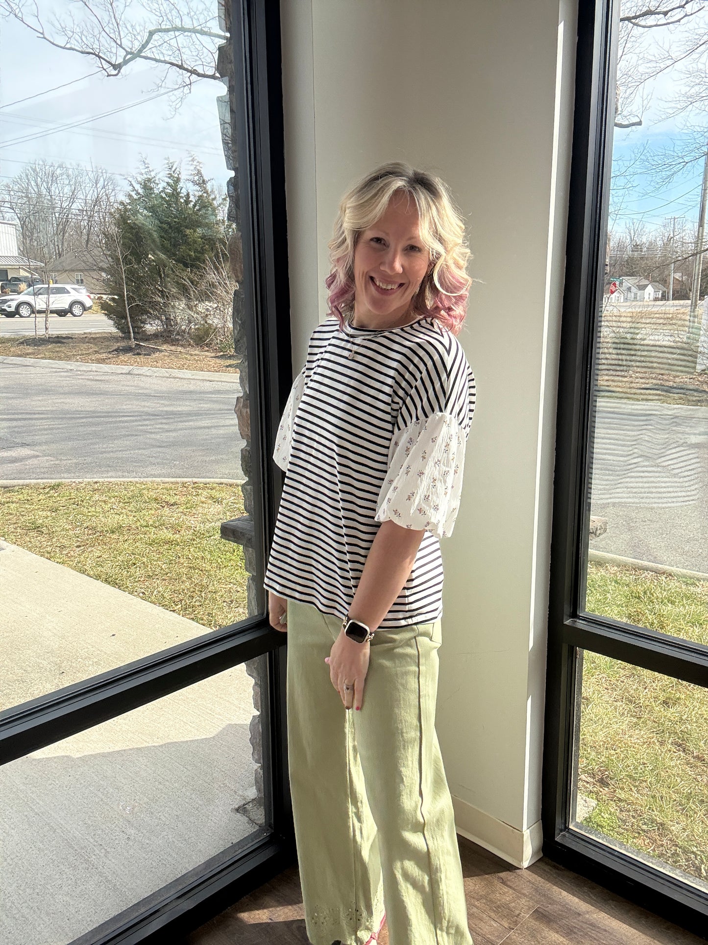 Spring Patchwork Top