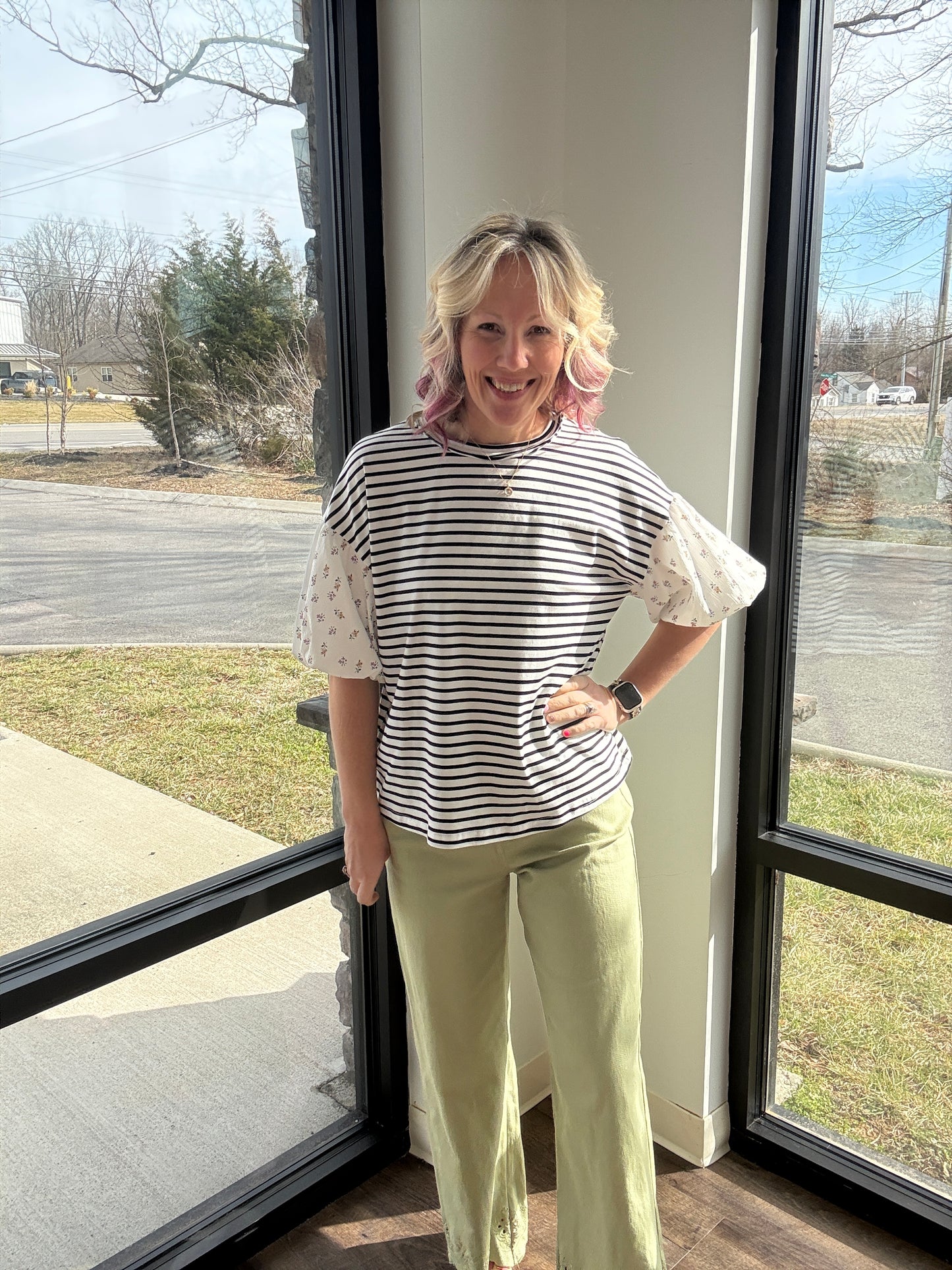 Spring Patchwork Top