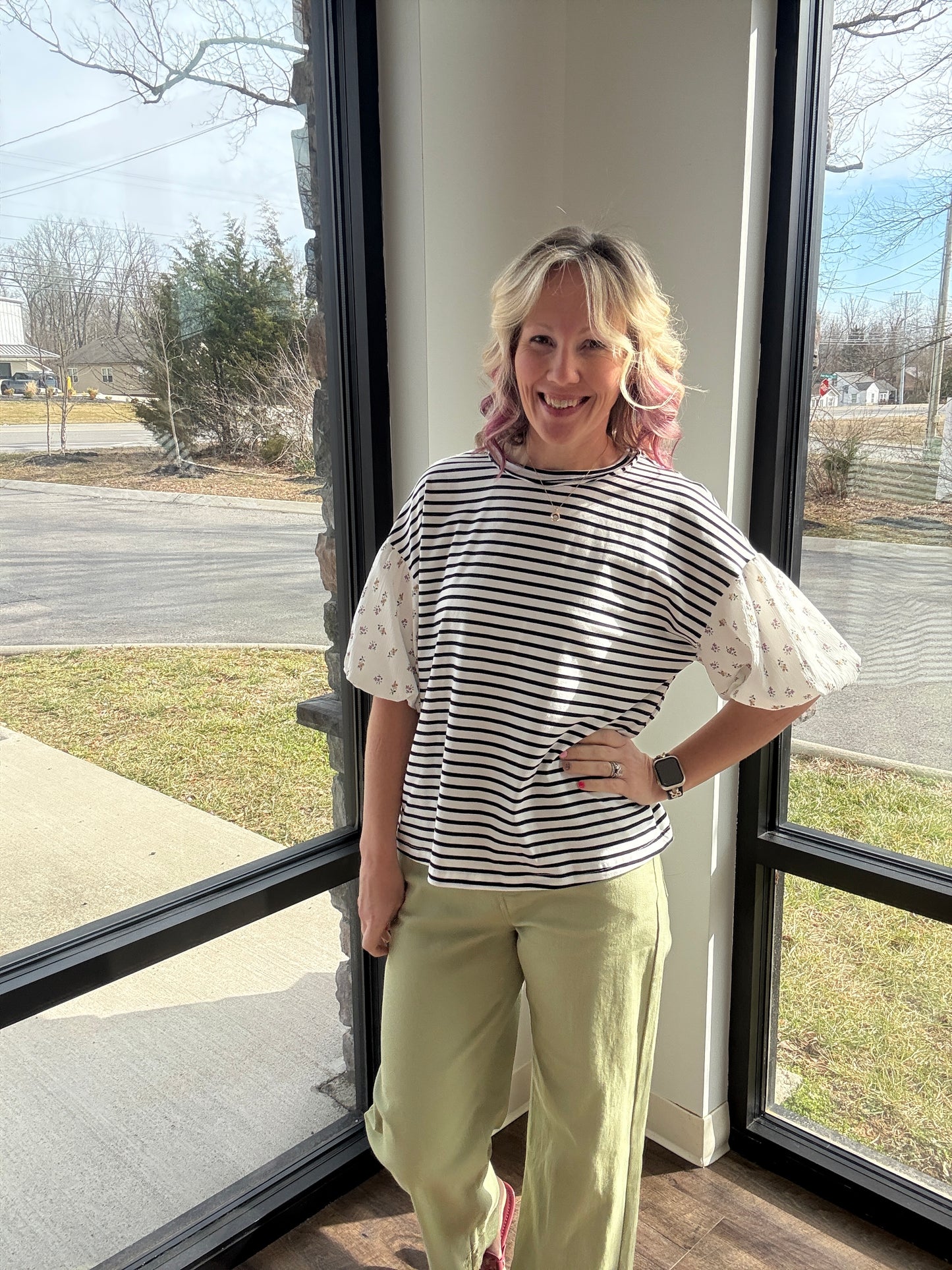 Spring Patchwork Top