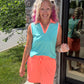 Neon Coral Skort