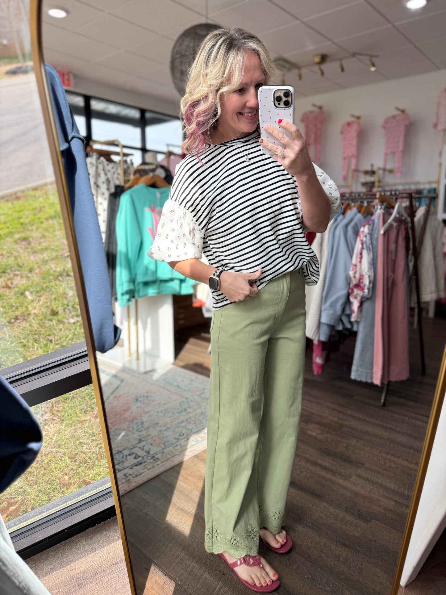 Spring Patchwork Top