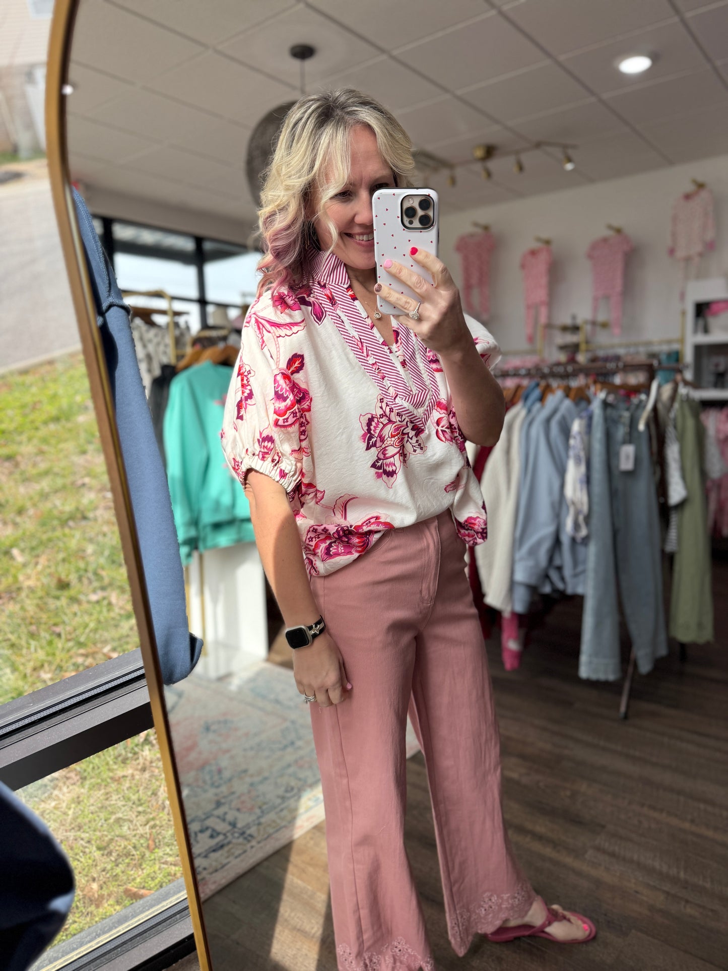 Petal Parade Top- Pink