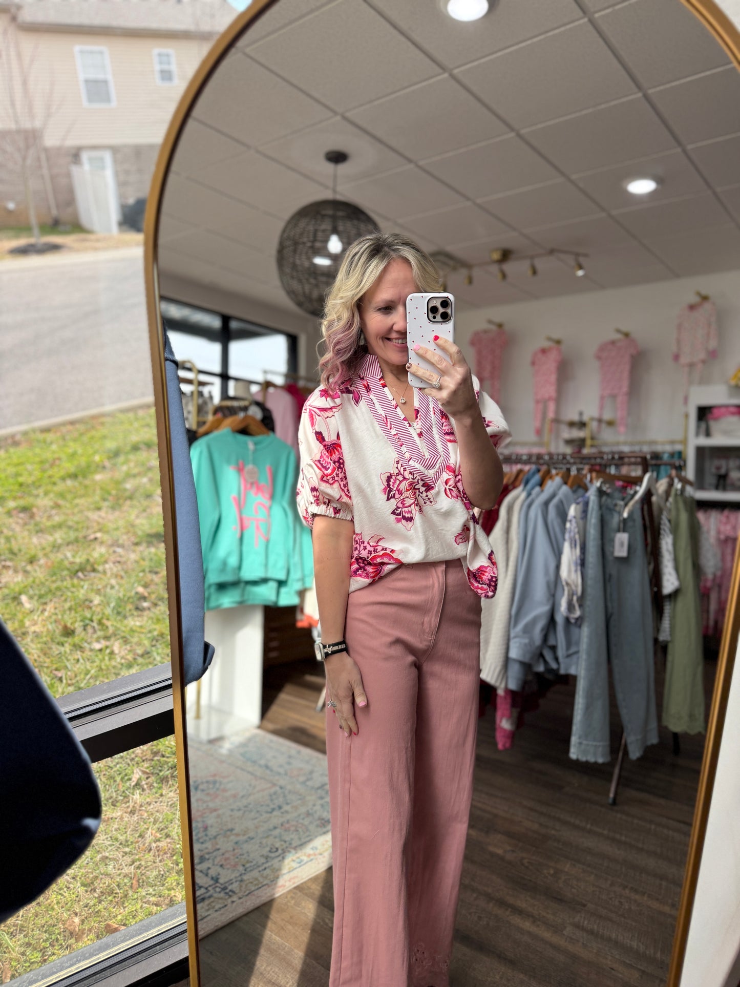 Petal Parade Top- Pink