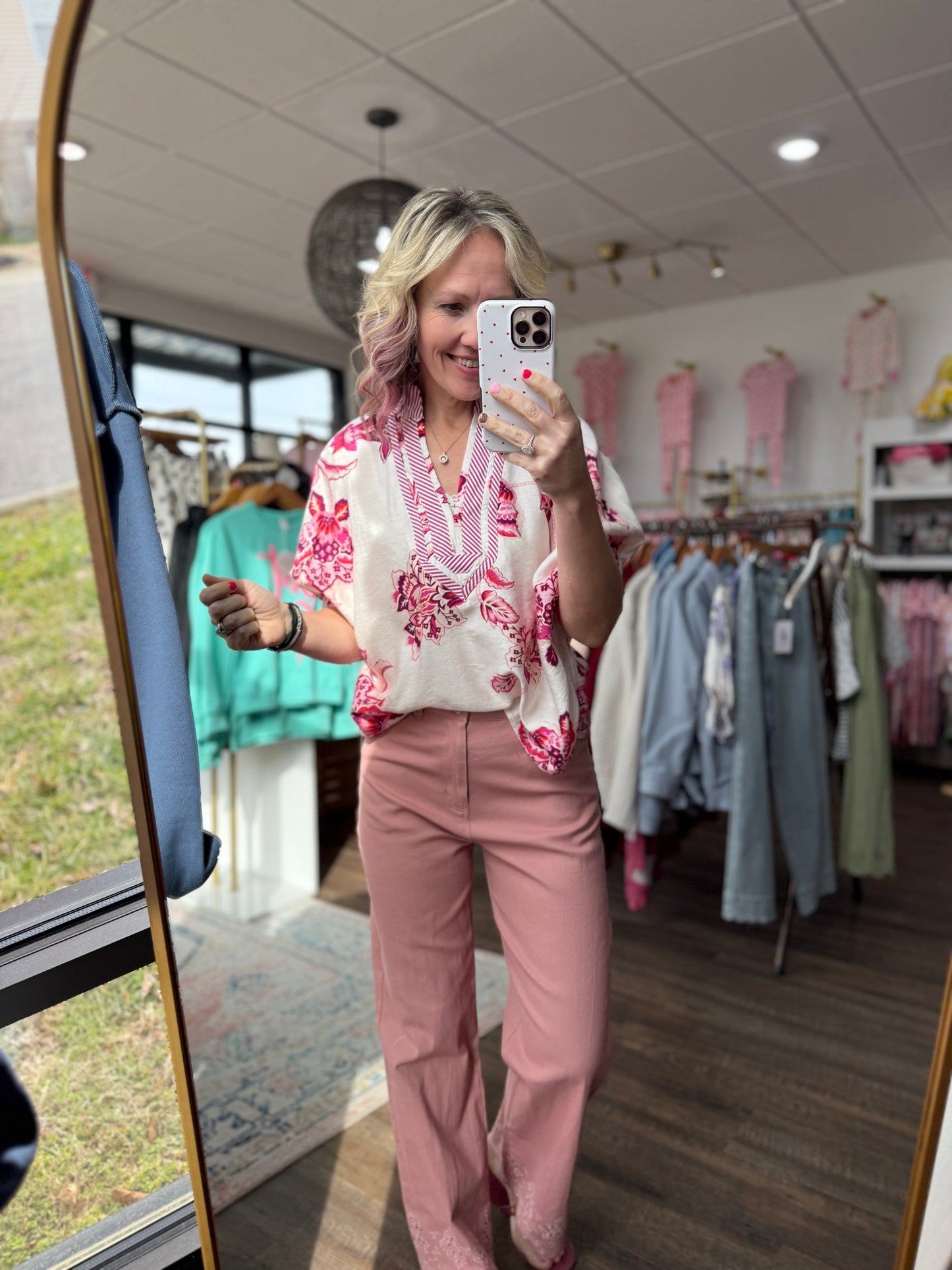 Petal Parade Top- Pink