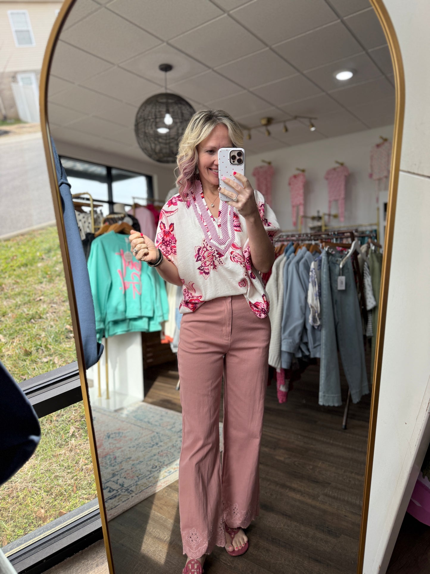 Petal Parade Top- Pink