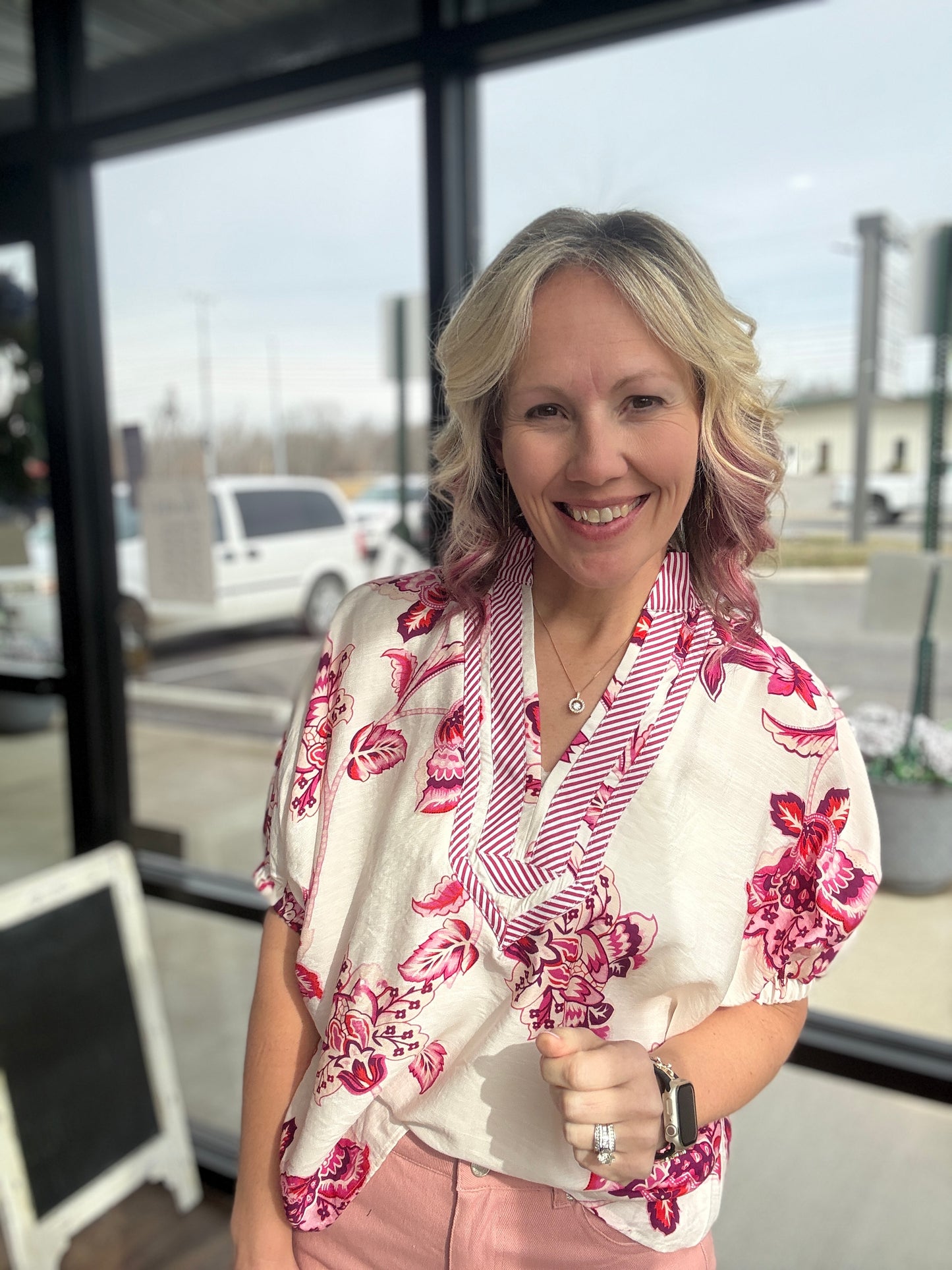 Petal Parade Top- Pink