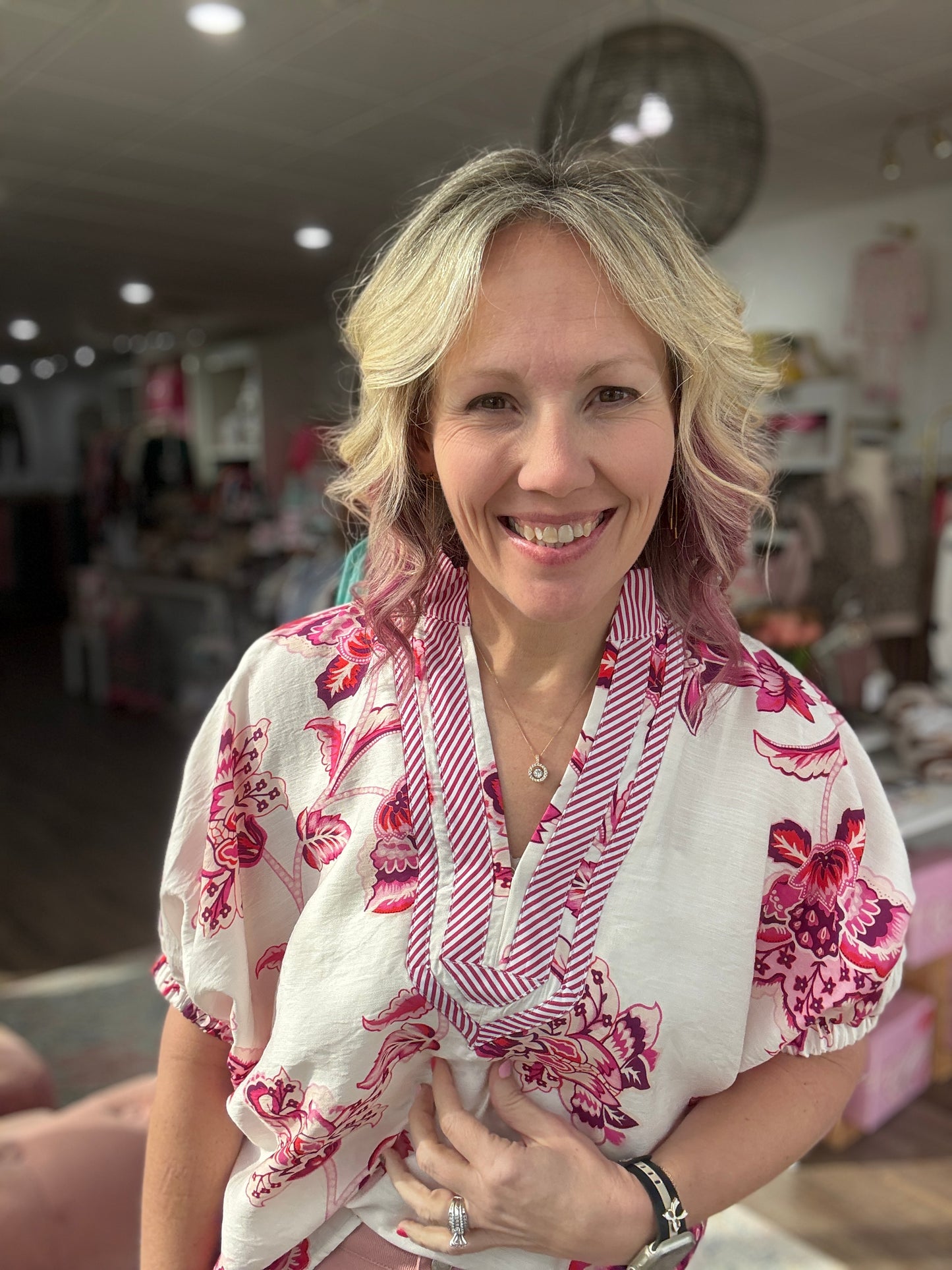 Petal Parade Top- Pink