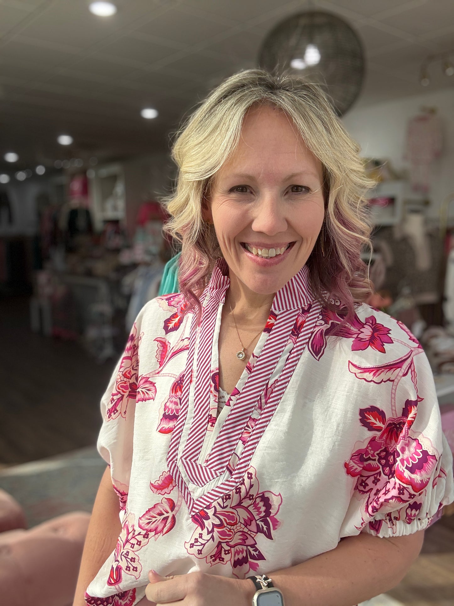 Petal Parade Top- Pink
