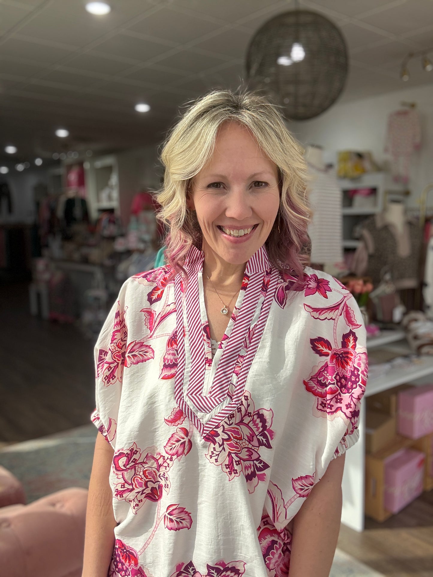 Petal Parade Top- Pink