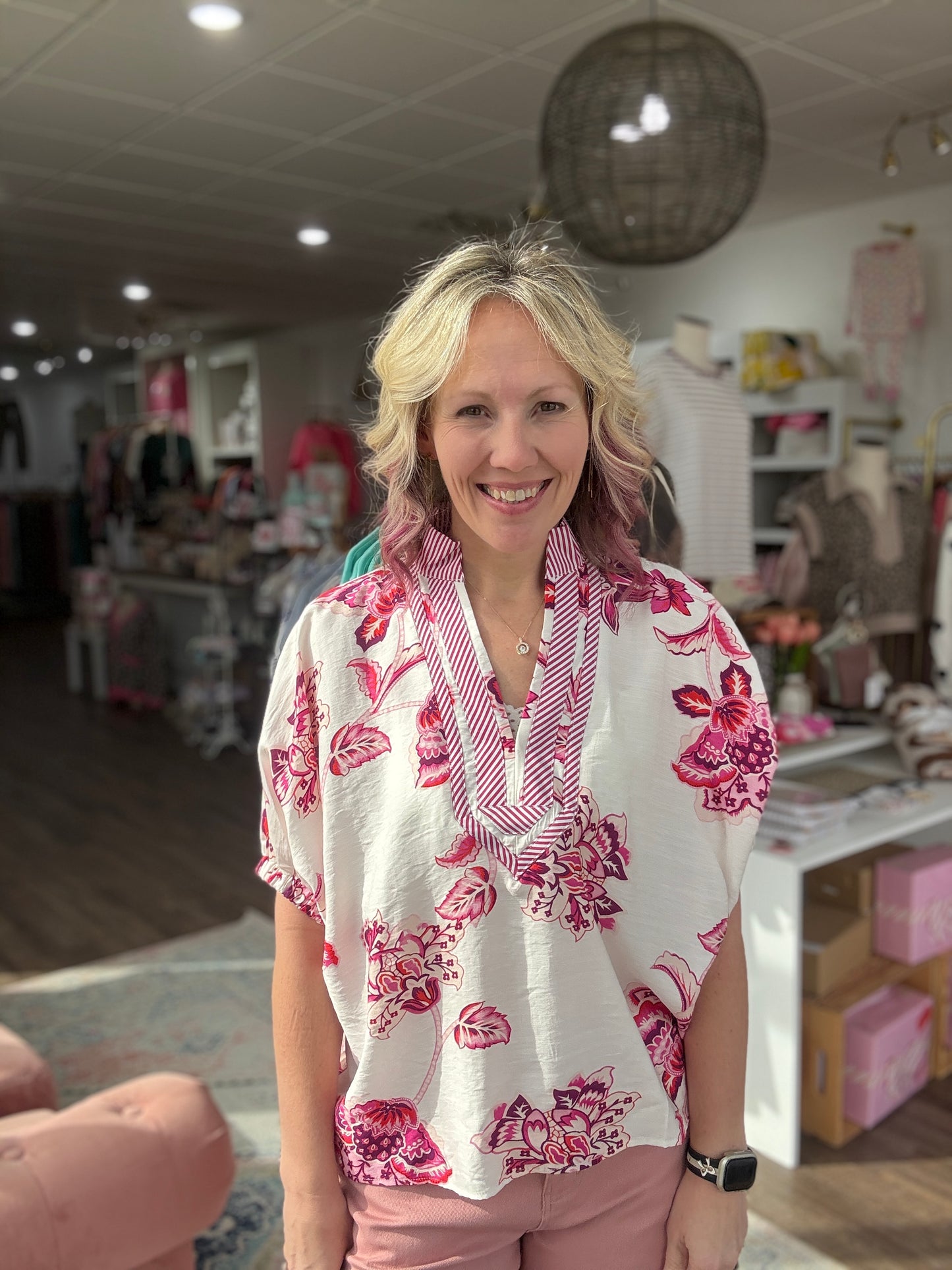 Petal Parade Top- Pink