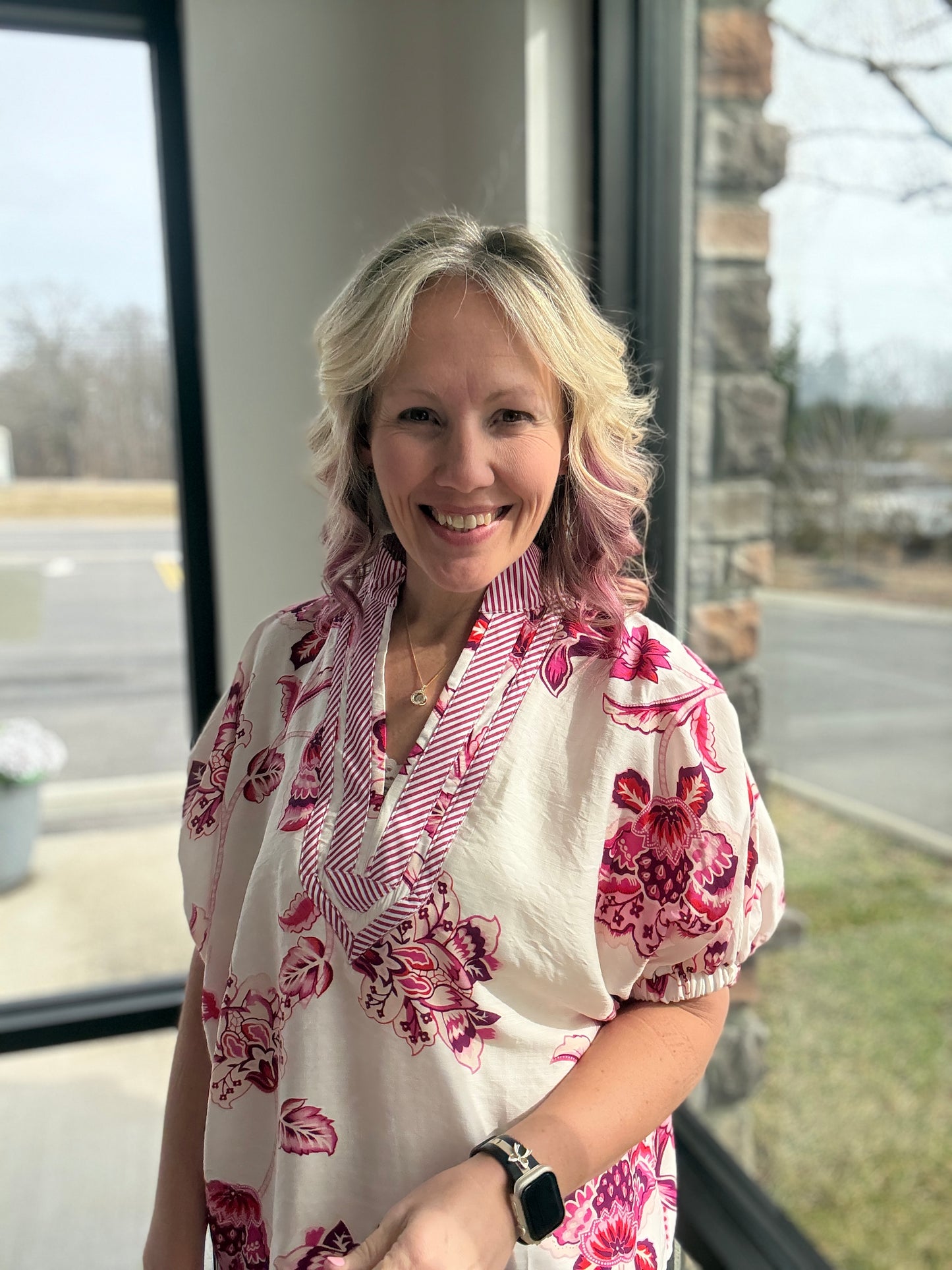 Petal Parade Top- Pink