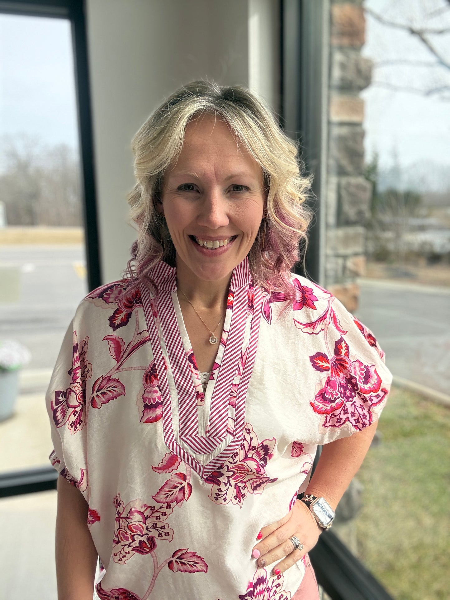 Petal Parade Top- Pink