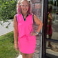 Neon Pink Skort