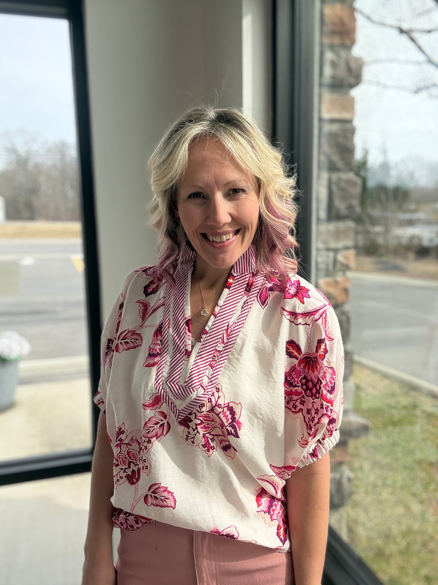 Petal Parade Top- Pink