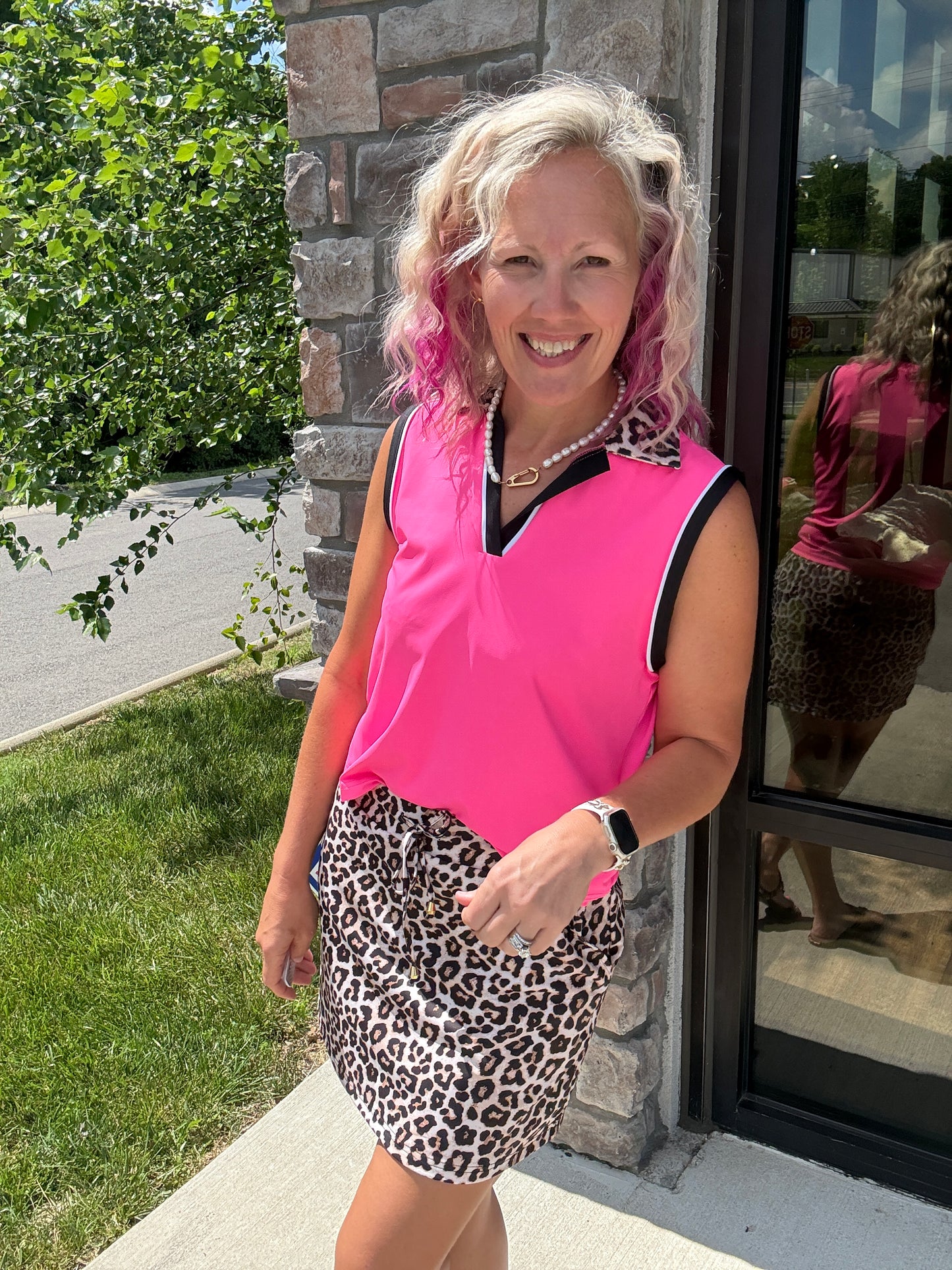 Safari Chic Polo Tank