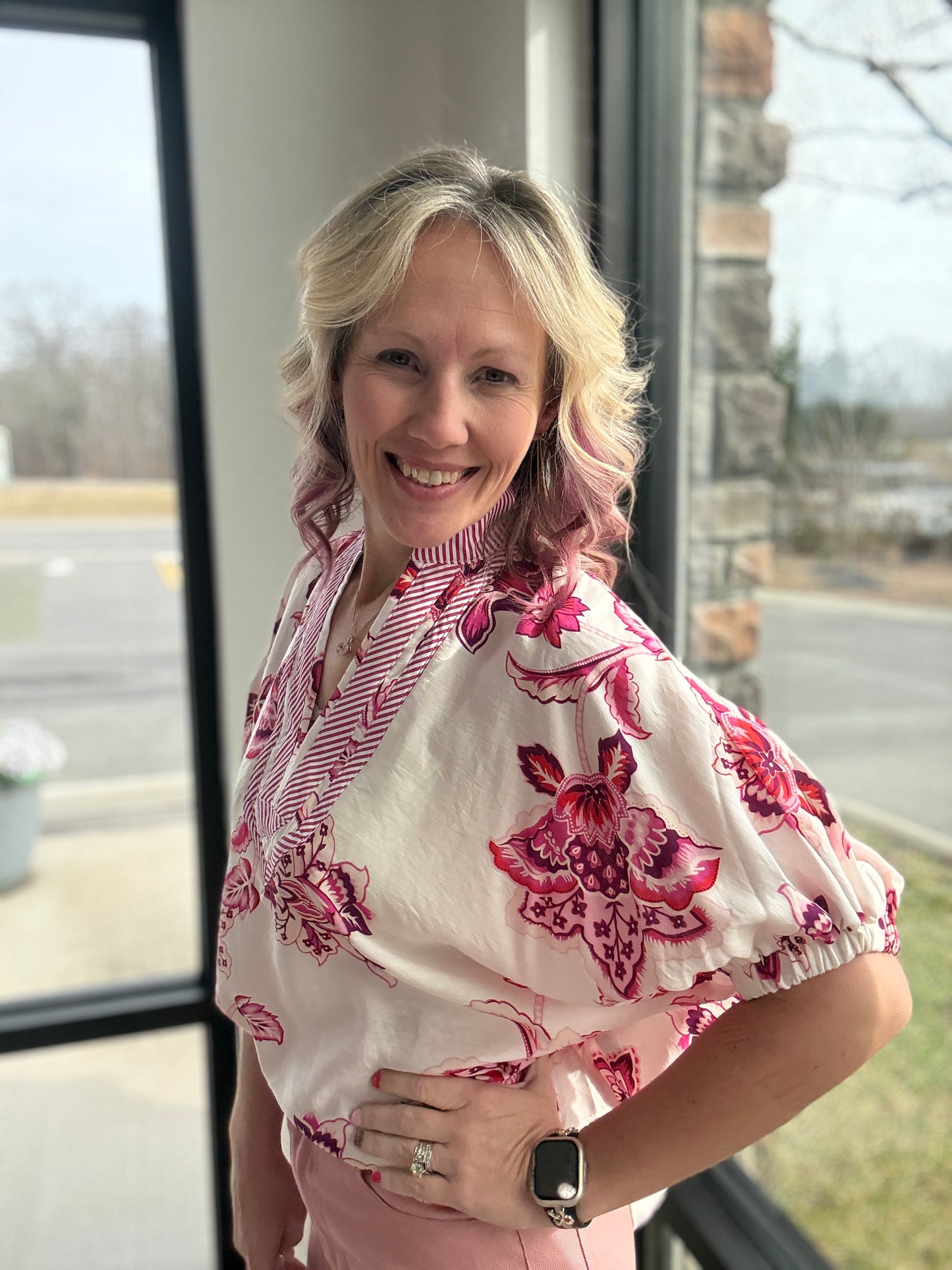 Petal Parade Top- Pink