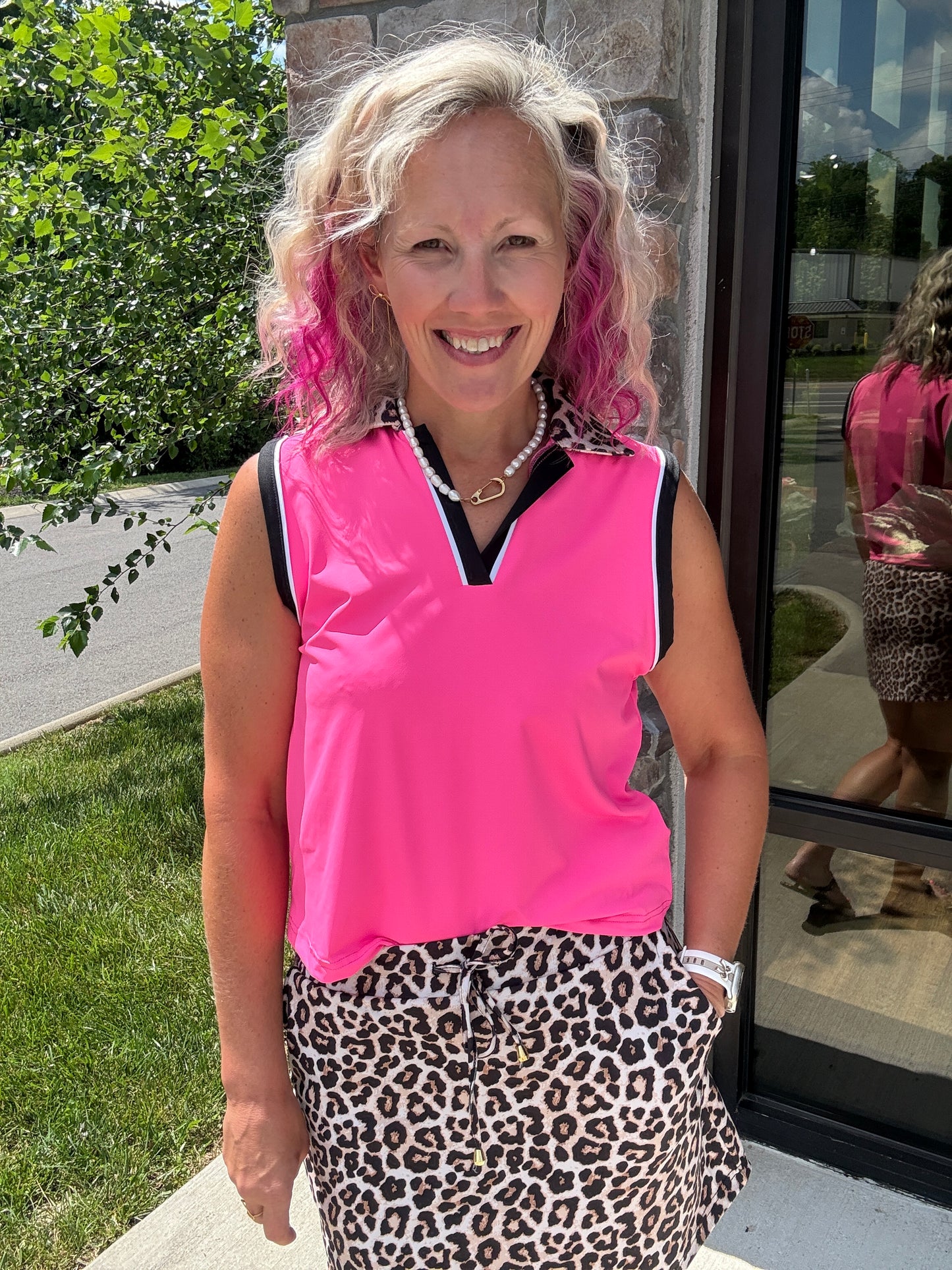 Safari Chic Polo Tank