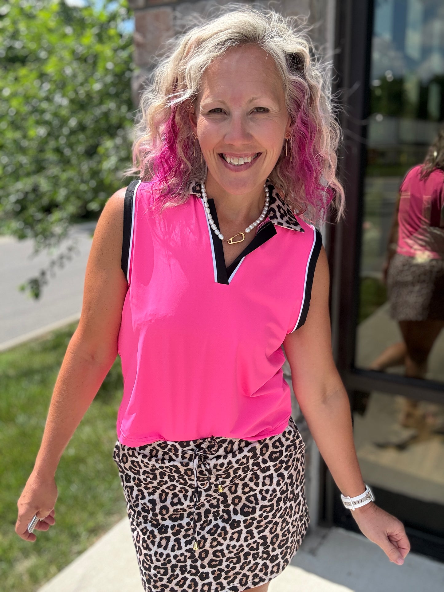 Safari Chic Polo Tank