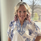 Petal Parade Top- Blue